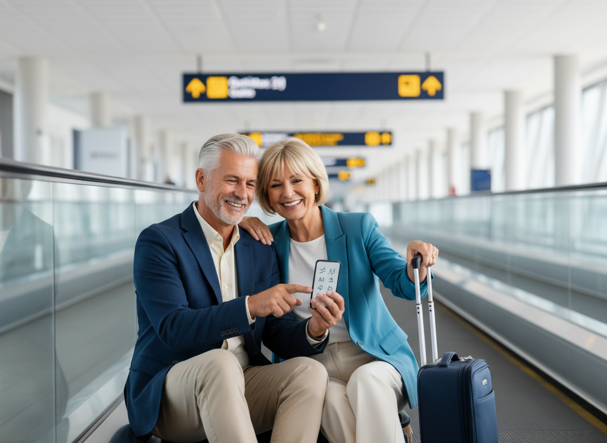 FIND THE REAL TRANSFER ROUTE. TERMINAL · BORDER · BAGGAGE · GATE.